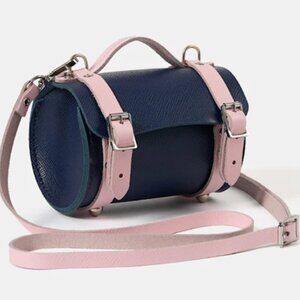 Cambridge Satchel leather Micro Bowls bag w/ Teapot Charm